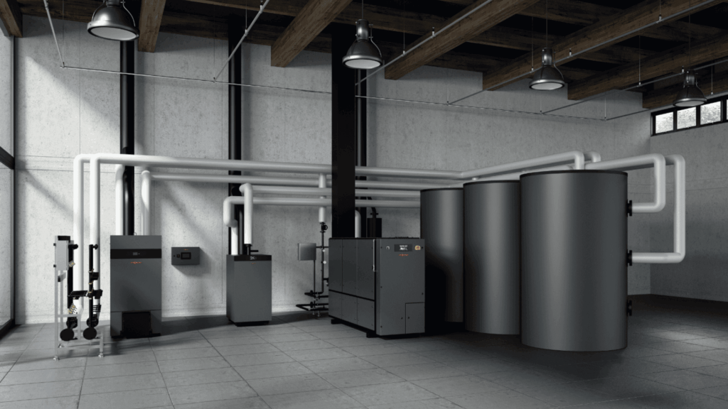 Bild: Industrieller Heizraum