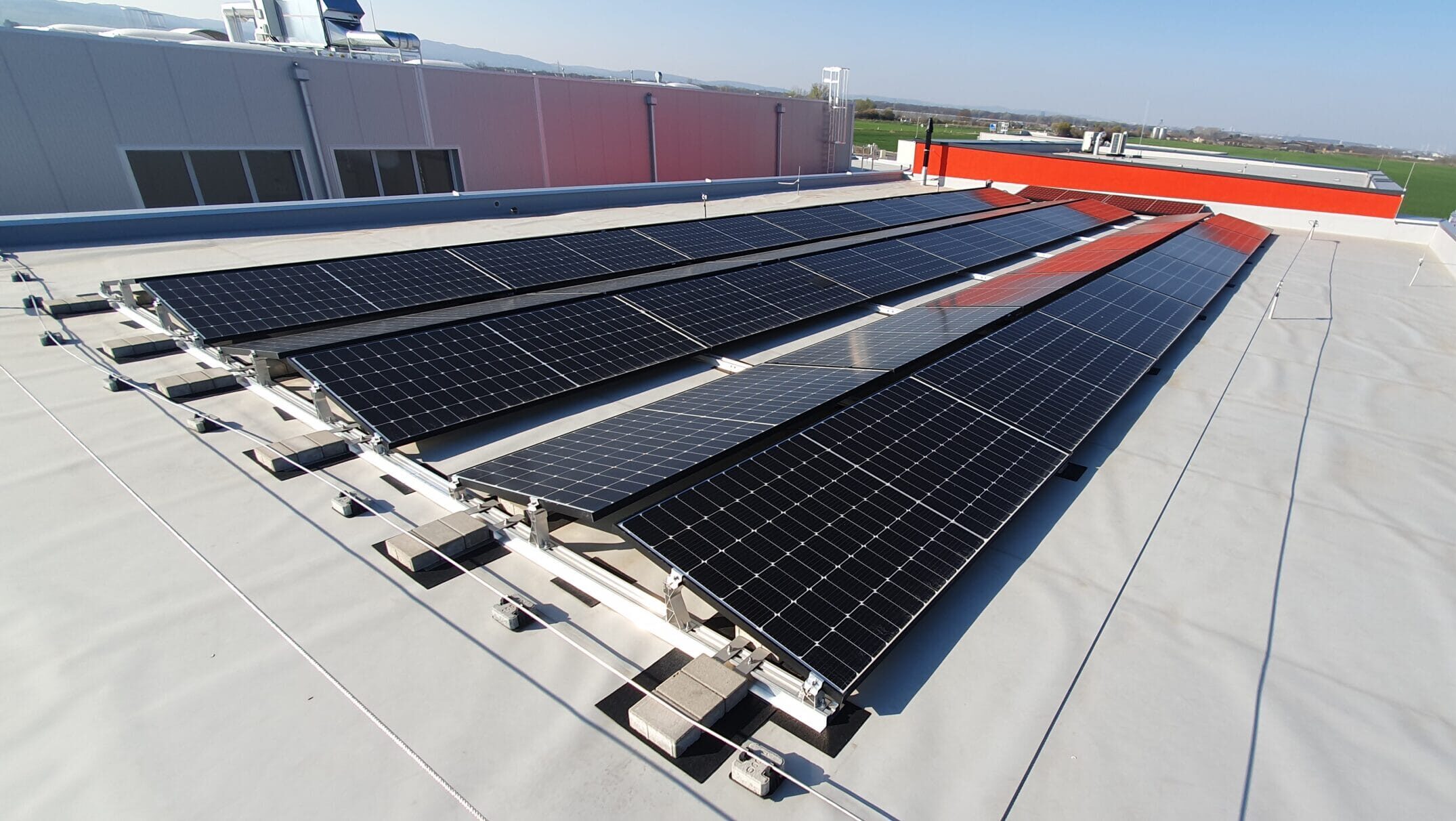 Solaranlage auf dem Dach
